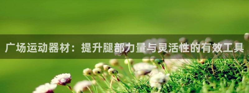 好博体育官网下载招商电话:广场运动器材:提升腿部力量与灵活性